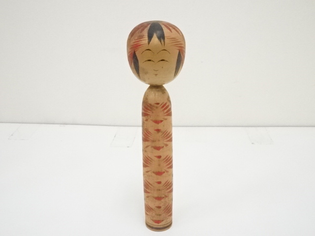 TRADITIONAL JAPANESE CRAFT / KOKESHI DOLL (31 cm)/ ARTISAN WORK